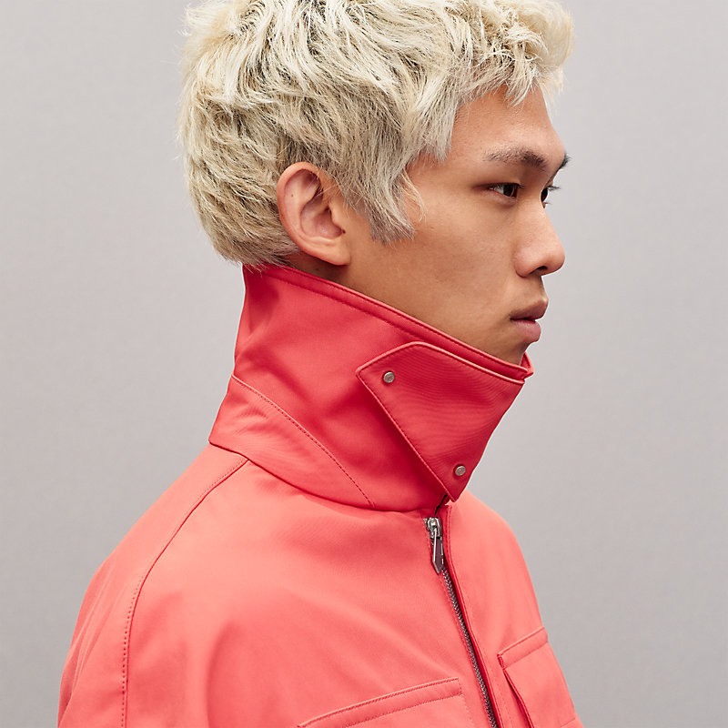 Technical gabardine zipped jacket, View: , view 6 of 7