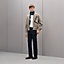Teddy-Cardigan mit Reißverschluss und Lederdetail, Ansicht: Getragene Ansicht, worn, Ansicht 1 von 5