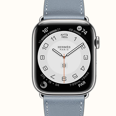 Series 7 case & Band Apple Watch Hermes Single Tour 45 mm