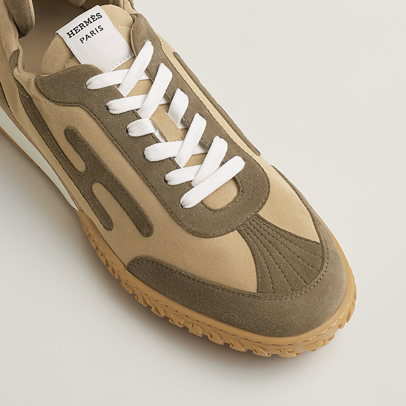 HERMES★スタジアム　レザー　スエード　スニーカー　38 Tênis Jet - Bege | Hermès Brasil
