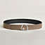 Tete de Cheval belt buckle & Reversible leather strap 38&nbsp;mm, View: , view 1 of 3
