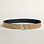 Tete de Cheval belt buckle & Reversible leather strap 38&nbsp;mm, View: , view 2 of 3