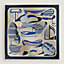 Thalassa shawl 140, View: Flat, flat, view 2 of 3