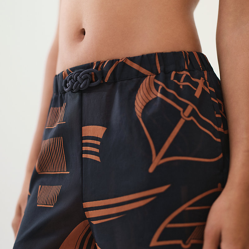 【夏に大活躍！】HERMES 「Thalassa Tattoo」ビーチショーツ thalassa-tattoo-beach-shorts--
