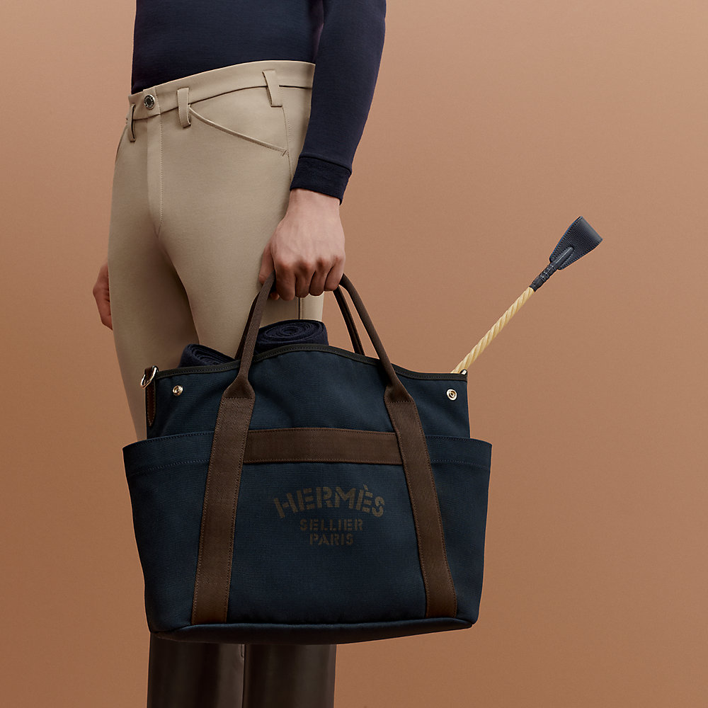 Hermès Pre-Owned 2012 Sac De Pansage logo-print shoulder bag - Orange
