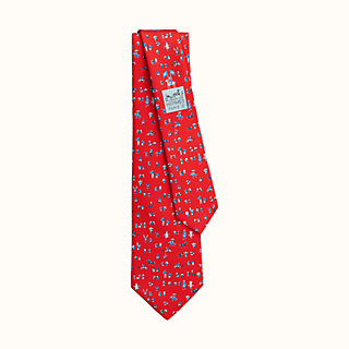 hermes christmas tie