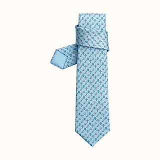 hermes light blue tie