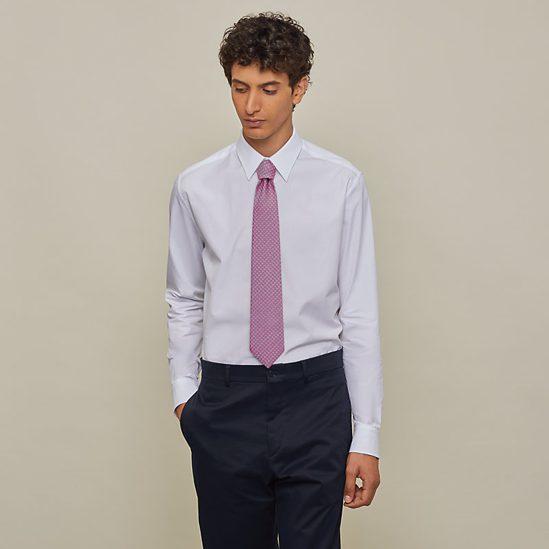 Tie 7 H Flamboyant Web tie | Hermès 