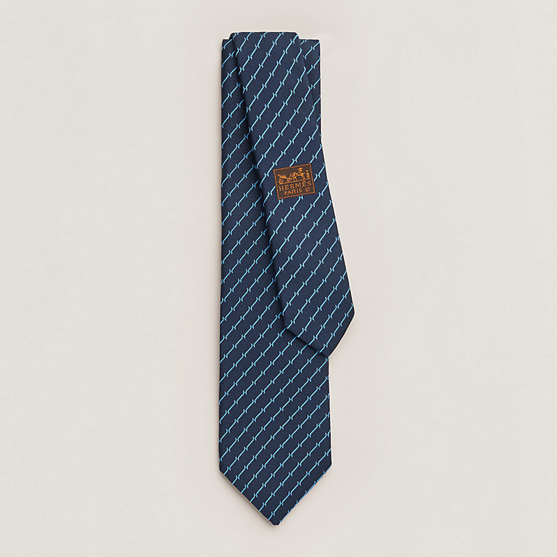 hermes woven tie