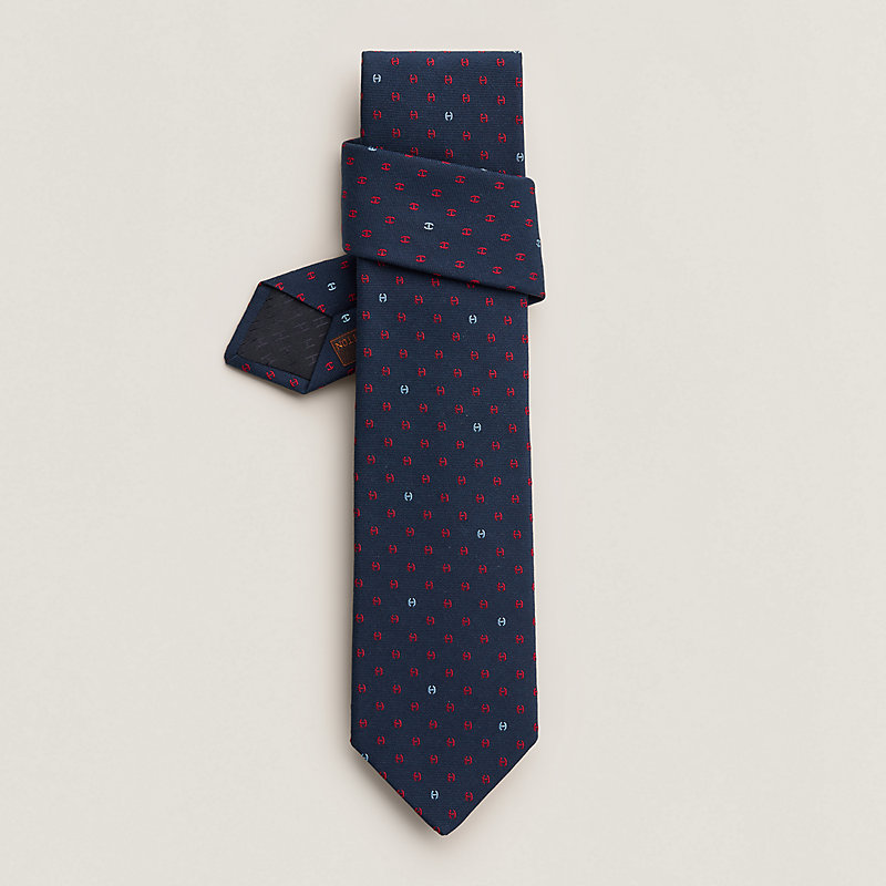 hermes woven tie