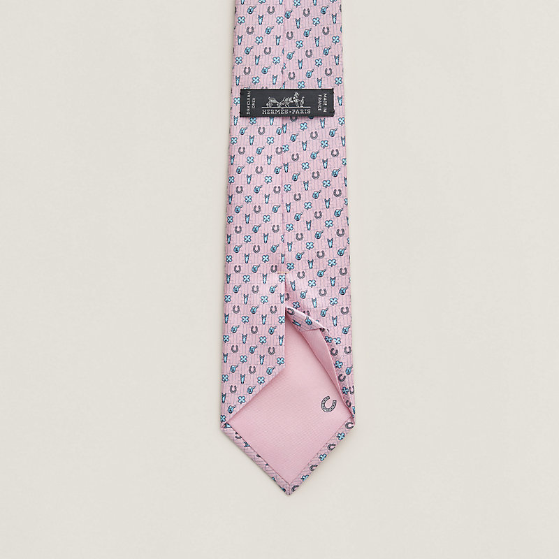 hermes pink tie