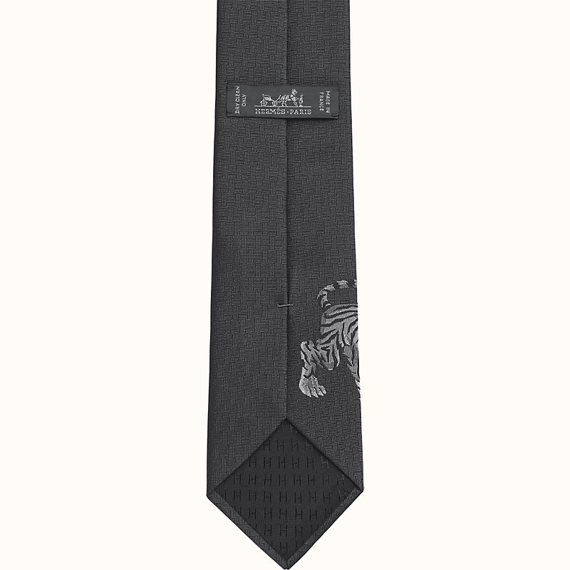 hermes tiger tie