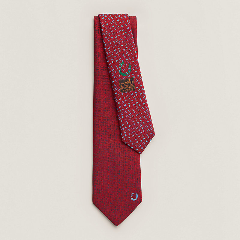 hermes horseshoe tie