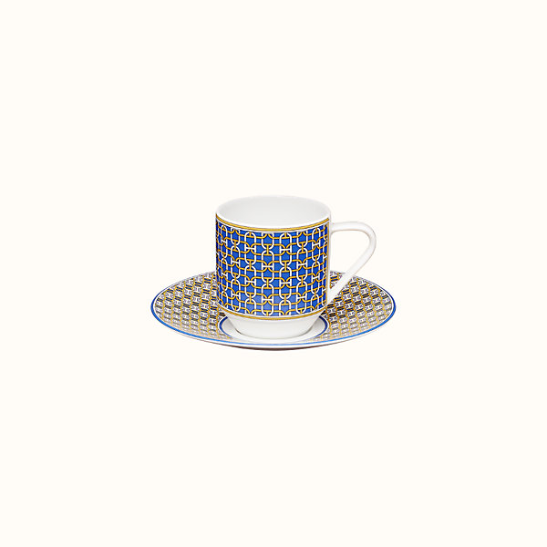 Tie Set coffee cup and saucer | Hermès UK