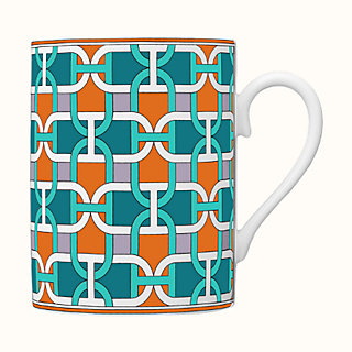 hermes tie set mug