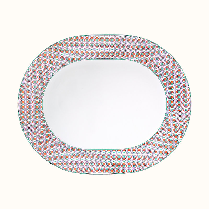 hermes oval plate