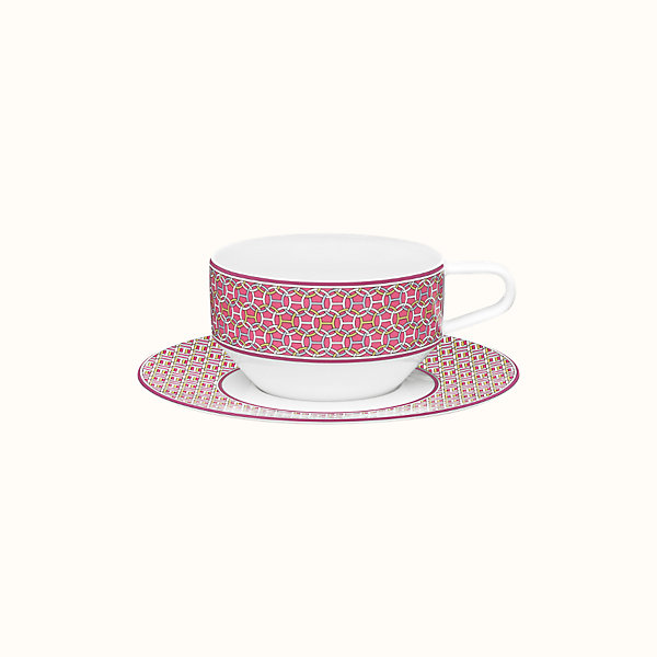 Tie Set tea cup and saucer | Hermès Ireland