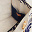 Tigre a l'Ananas beach bag, View: above, above, view 4 of 5