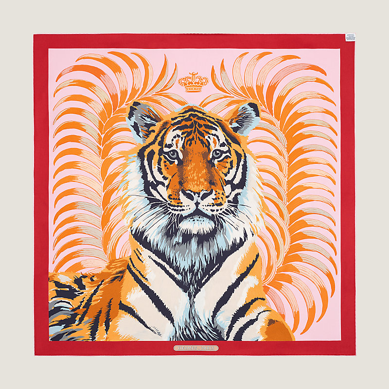 Hermes, Accessories, Hermes Tigre Royal Double Face Scarf 9
