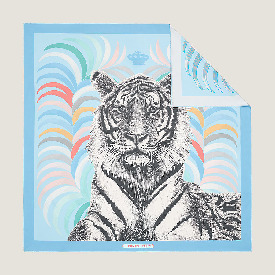 Tigre Royal double face scarf 90 | Hermès USA 