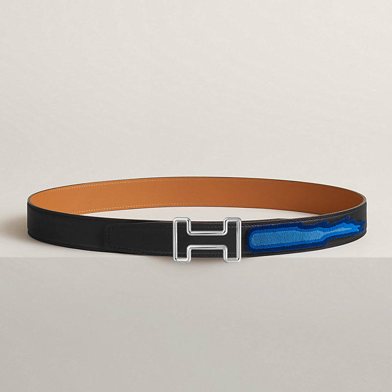 Tonight belt buckle & Leather strap 32 mm