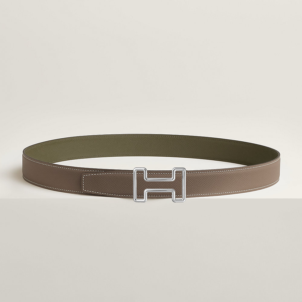 Tonight belt buckle & Reversible leather strap 32 mm