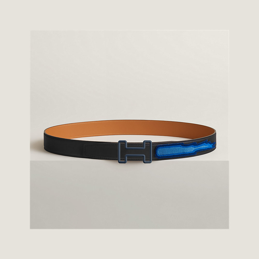 Tonight Color belt buckle & Leather strap 32 mm
