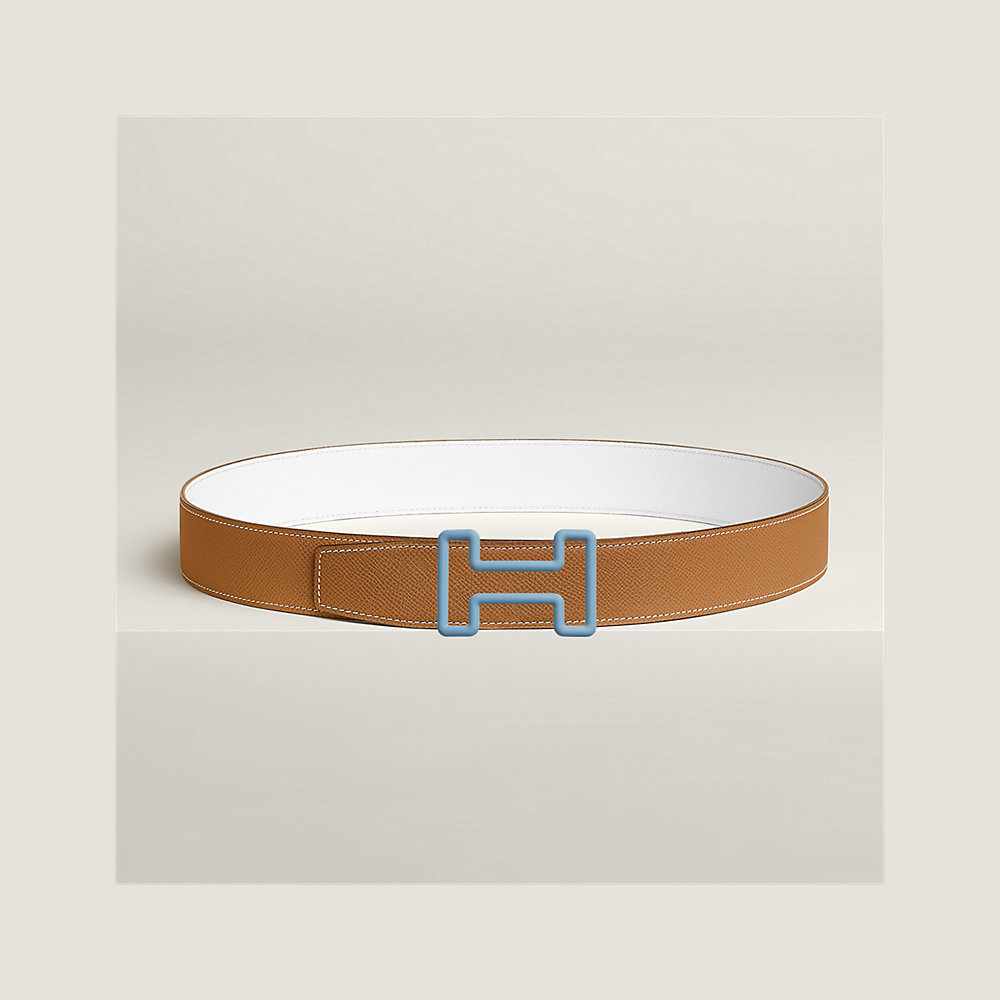 Tonight Color belt buckle & Reversible leather strap 38 mm | Hermès UK