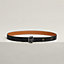 Tonnerre Laquee belt buckle & Hermès sur Mer reversible leather strap 24&nbsp;mm, View: , view 1 of 3