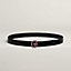 Tonnerre Laquee belt buckle & Leather strap 24&nbsp;mm, View: , view 1 of 2