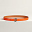 Tonnerre Laquee belt buckle & Leather strap 24&nbsp;mm, View: , view 1 of 2