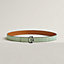 Tonnerre Laquee belt buckle & Leather strap 24&nbsp;mm, View: , view 1 of 2