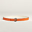 Tonnerre Laquee belt buckle & Reversible leather strap 24&nbsp;mm, View: , view 2 of 3
