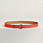 Tonnerre Laquee belt buckle & Reversible leather strap 24&nbsp;mm, View: , view 2 of 3