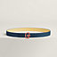 Tonnerre Laquee belt buckle & Reversible leather strap 24&nbsp;mm, View: , view 2 of 3