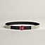 Tonnerre Laquee皮帶釦 & Toile H Plume皮腰帶24 mm, 檢視: , 檢視共1張圖片的第3張