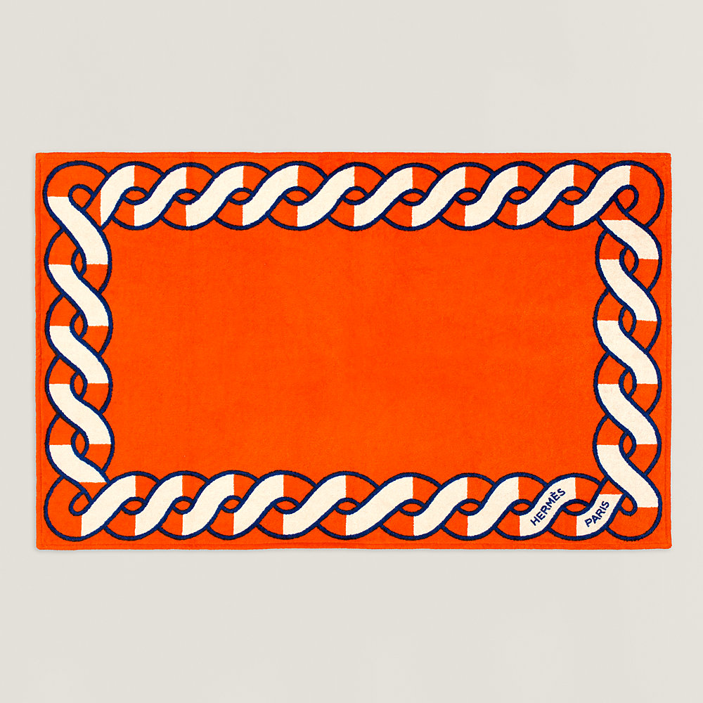 HERMES Paris Serviette de plage en coton... - Lot 2 - Gros