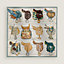 Tous en Selle scarf 90, View: Flat, flat, view 2 of 3