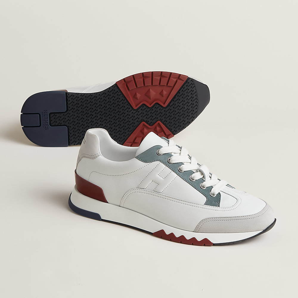 蒙古 Trail sneaker - White | Hermès Hong Kong SAR