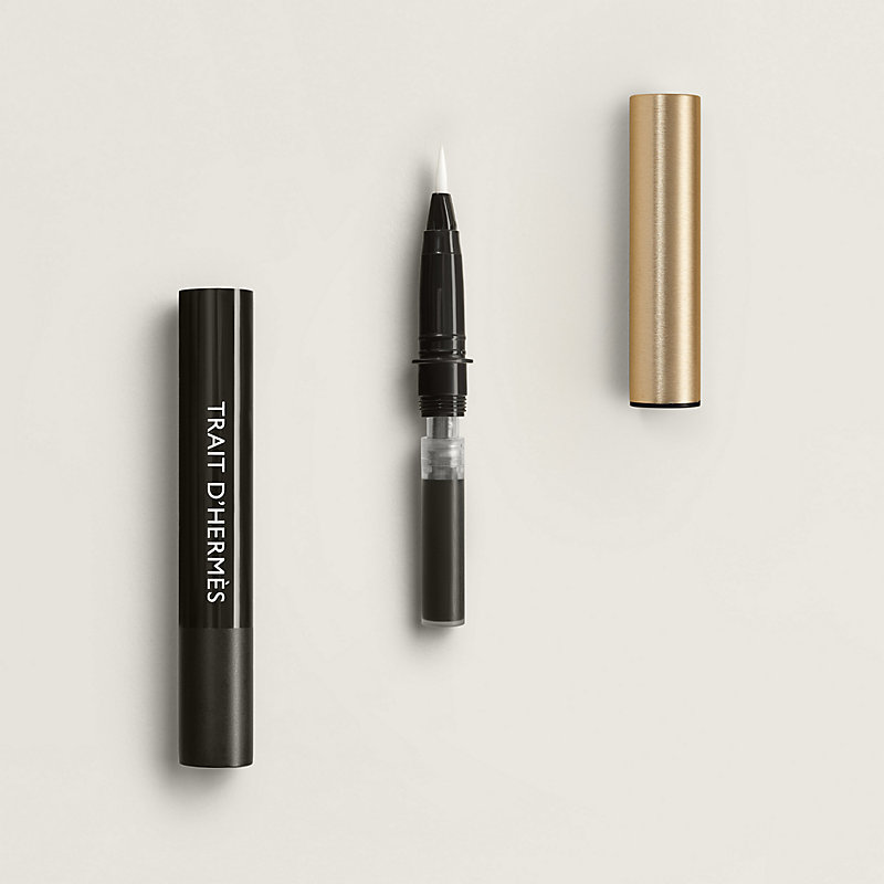 Trait d'Hermès精準濃黑眼線液筆，Encre Noire