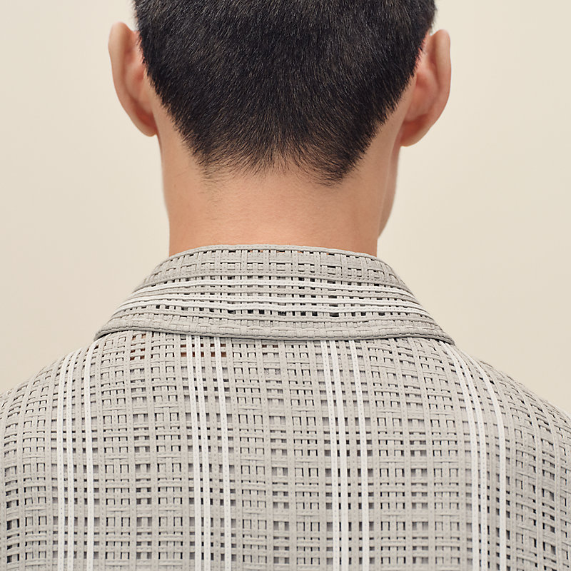 "Trame ajouree" overshirt