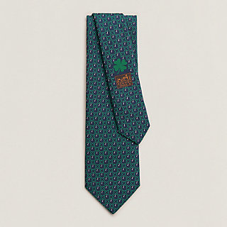 hermes shamrock tie