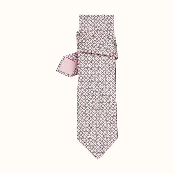 pink hermes tie