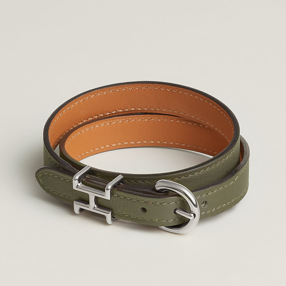 Trench bracelet - Green | Hermès Canada
