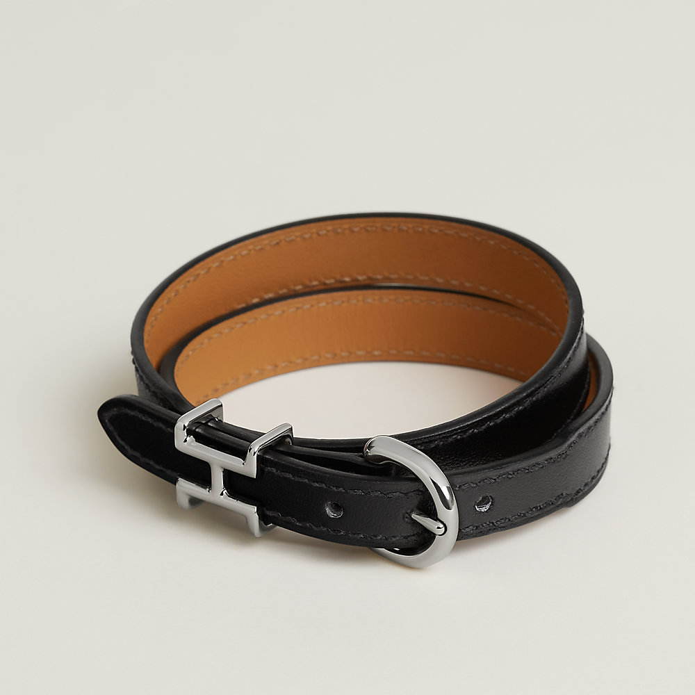 HERMES（エルメス）- Trench（トレンチ）ブレスレット ネイビー Trench bracelet | Hermès USA