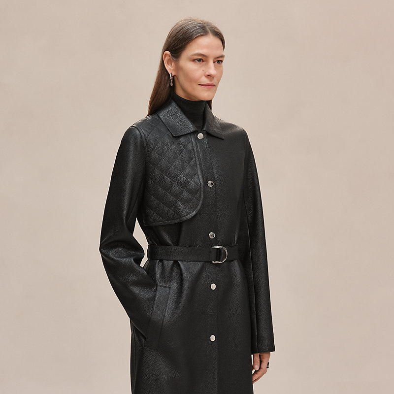 ジャケット・アウター Hermes Coat for Women Cashmere jacket - Black | Hermès USA