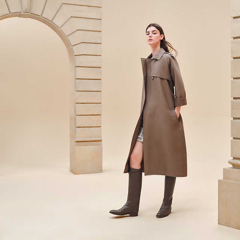 Trench-coat motif « Mosaïque » | Hermès Canada