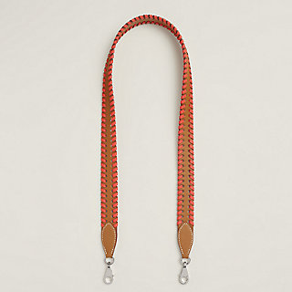 Tressage 25 mm bag strap - White | Hermès Netherlands