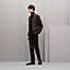 "Tressage cuir"針織外套, 檢視: 佩戴, worn, 檢視共1張圖片的第5張