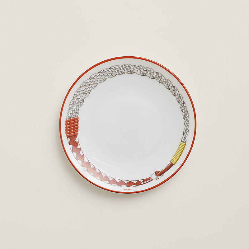 Tressages Equestres bread and butter plate | Hermès USA